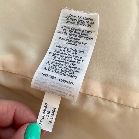 J.Crew Women’s Ivory Sherpa Teddy Zip-Up Jacket w/ Pockets. Size XXS - Picture 11 of 13